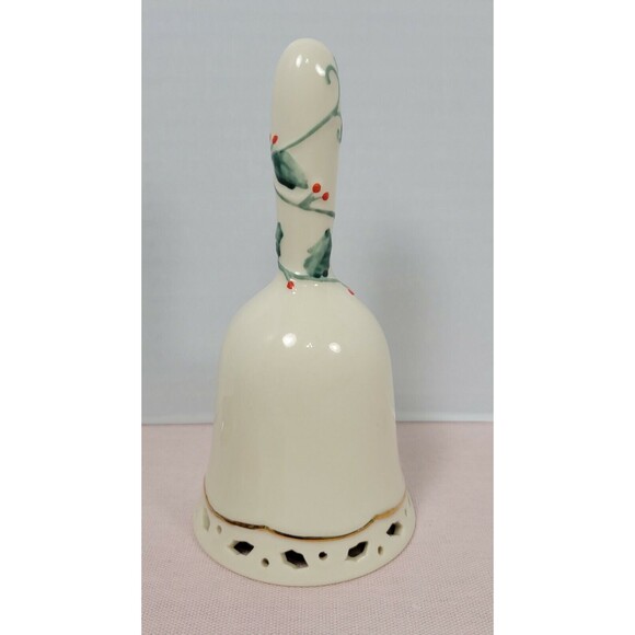 THOMAS KINKADE Porcelain Victorian Christmas Bell - Noel Victorian IV - Picture 3 of 7